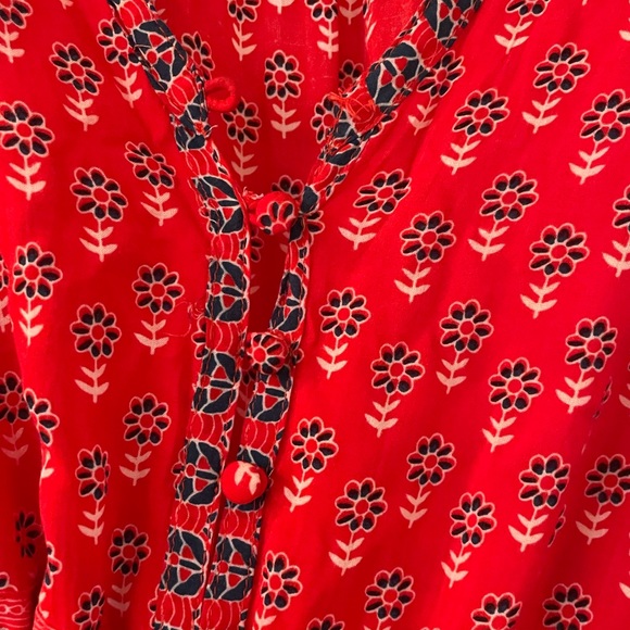 Spell gypsy hi low maxi dress. Red. Size X. - Picture 3 of 6
